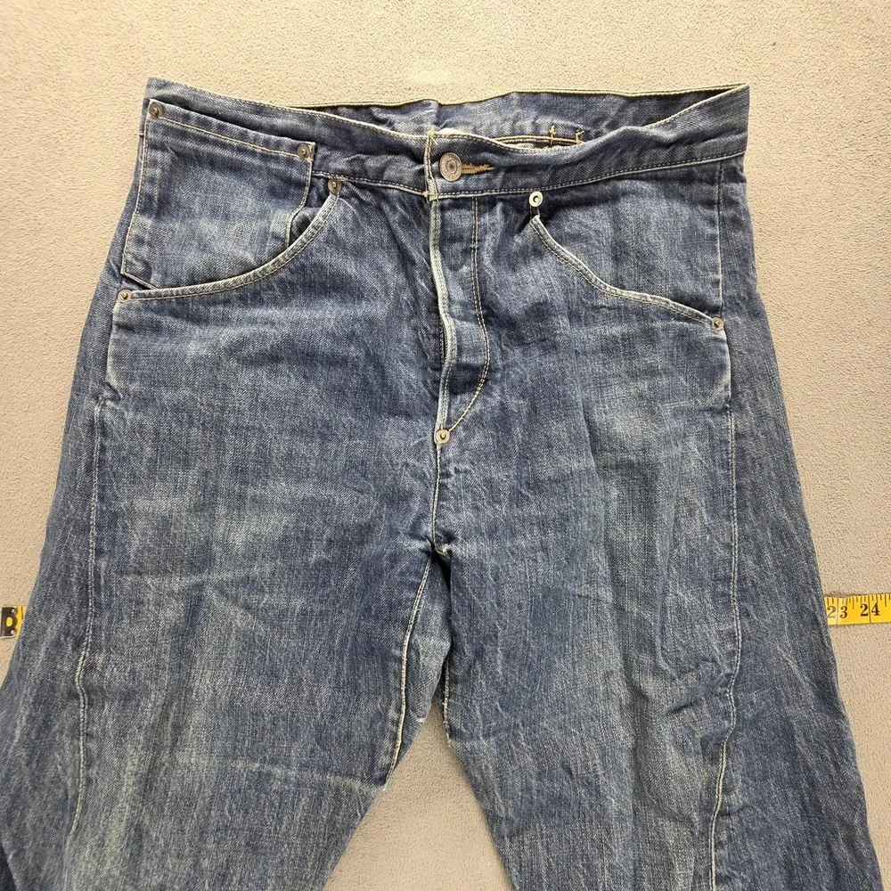 Vintage Levis Engineered Jeans Mens 32x32 Blue Buckle Back Twisted One Pocket